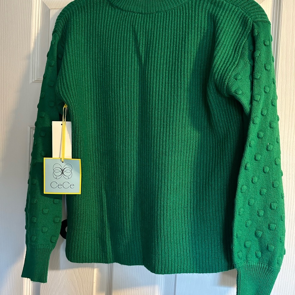Chunky green CeCe Sweater NWT - Size Small